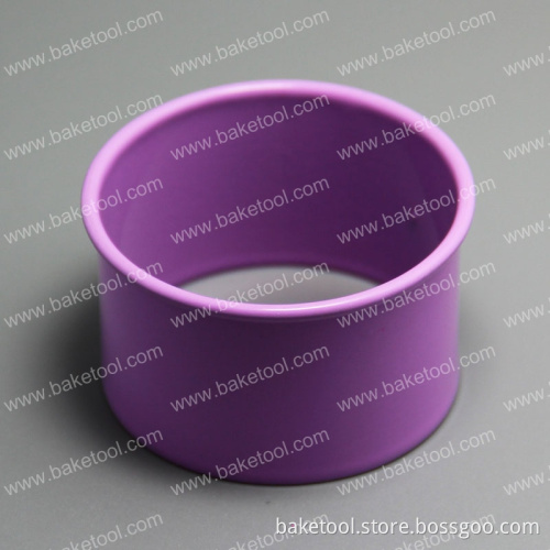 Small Pink Round Shape Metal Cookie Cutter for Cake Decoration